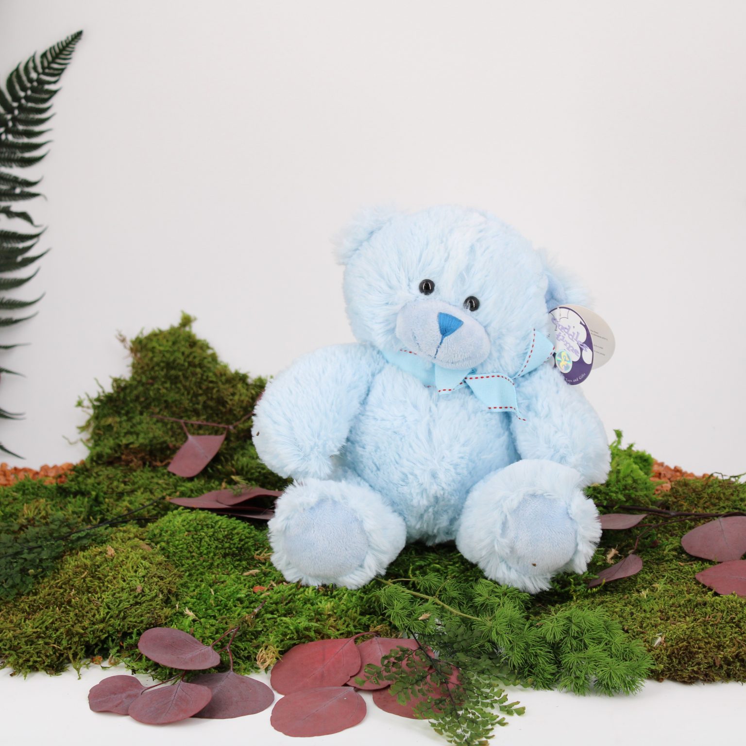 Peluche petit ours bleu | NATUREBULLE