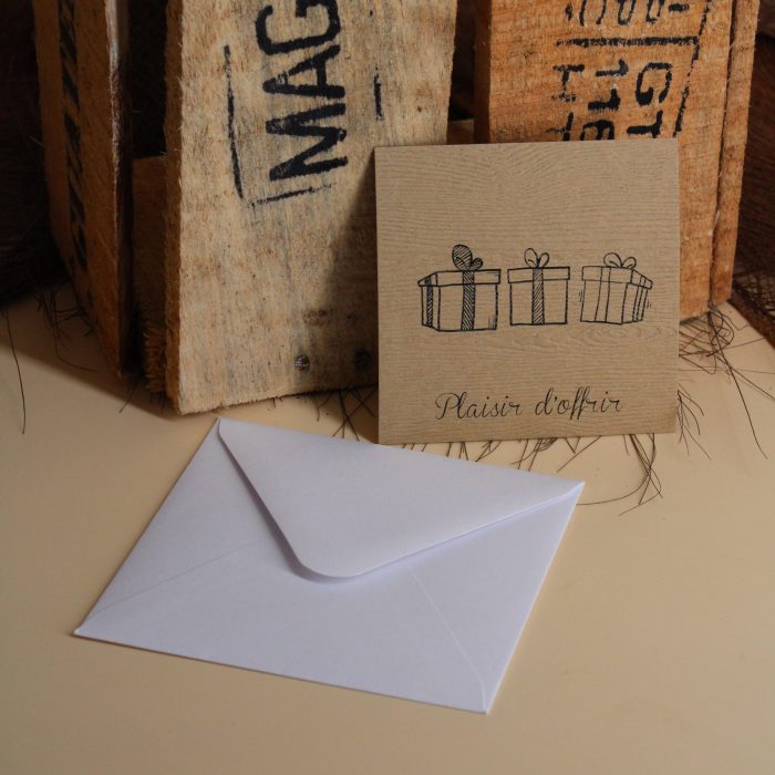Carte Message Plaisir D Offrir Naturebulle