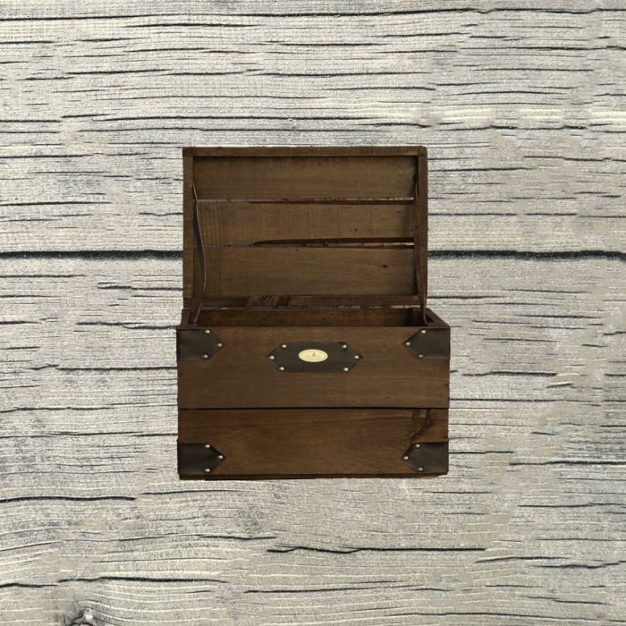 Coffre en bois vintage taille 1
