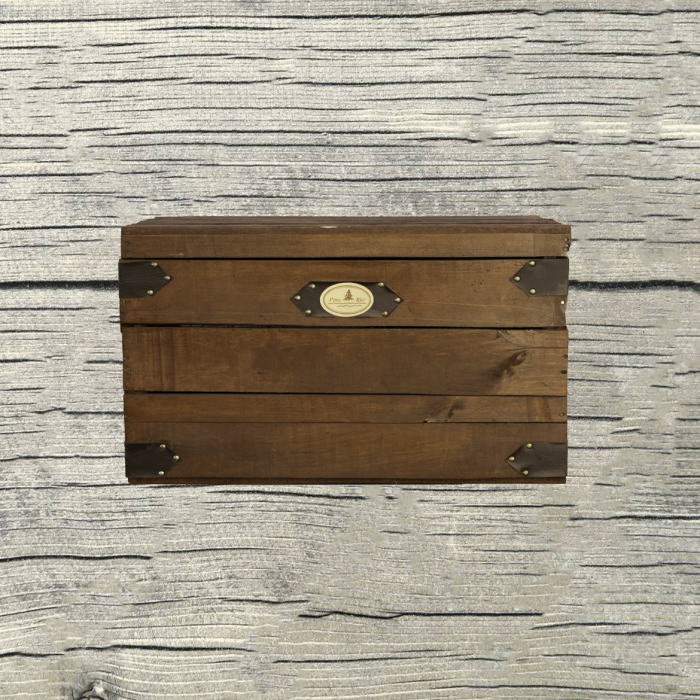 Coffre en bois vintage taille 3 – Image 4