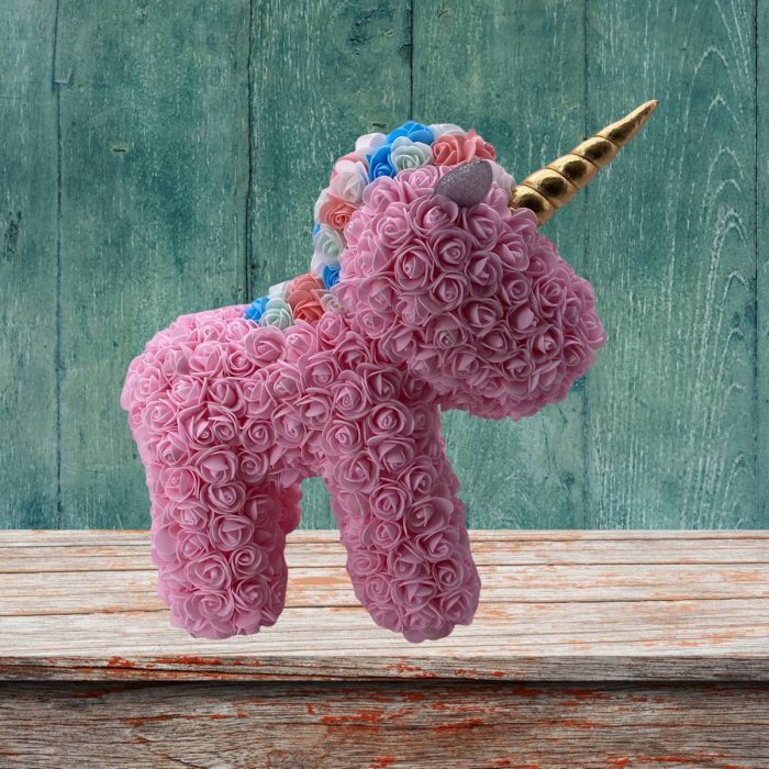 Licorne mousse rose – Image 2