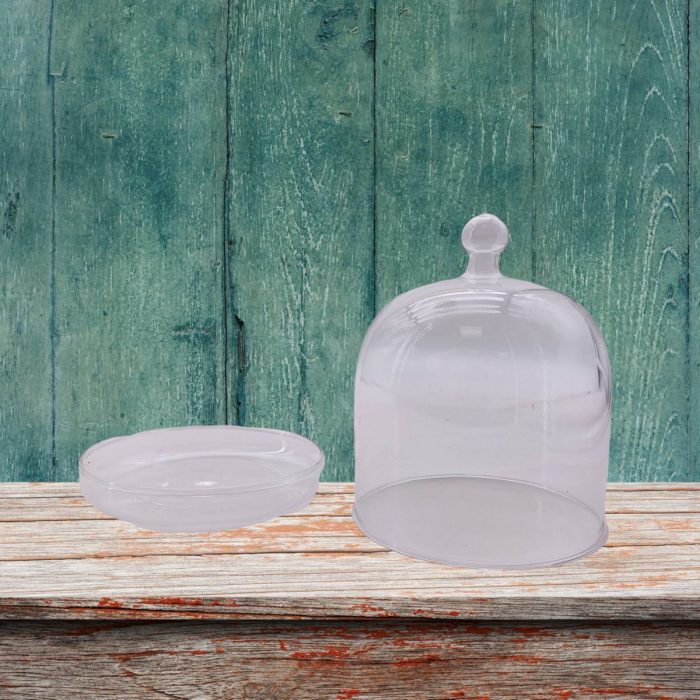 Cloche en verre avec socle – Image 2