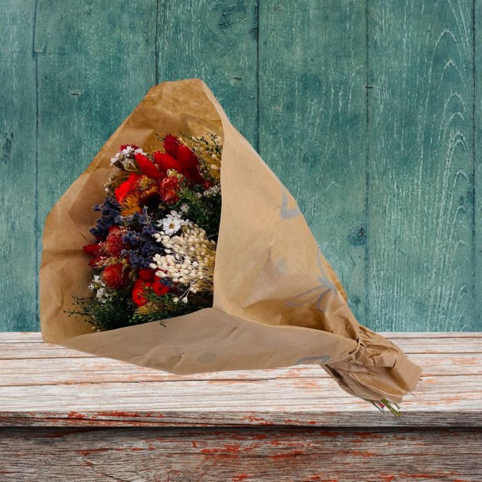 Bouquet de fleurs séchées multicolore – Image 2