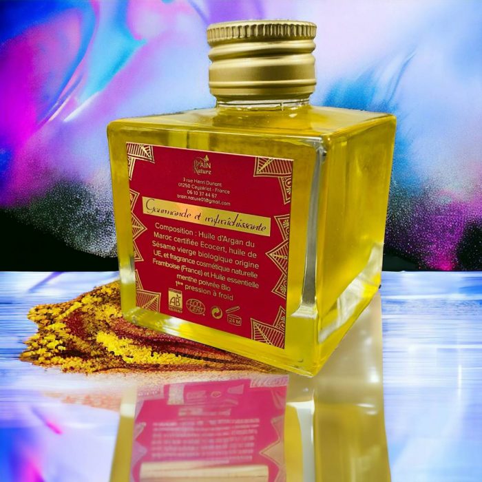 Huile de Beauté 100% naturelle Framboise Menthe – Image 2