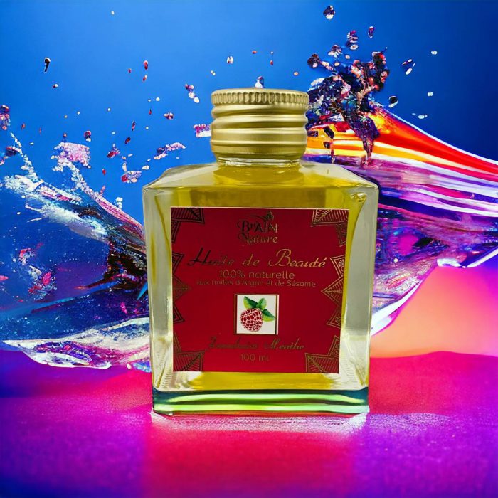 Huile de Beauté 100% naturelle Framboise Menthe