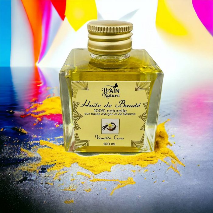 Huile de Beauté 100% naturelle Vanille Coco
