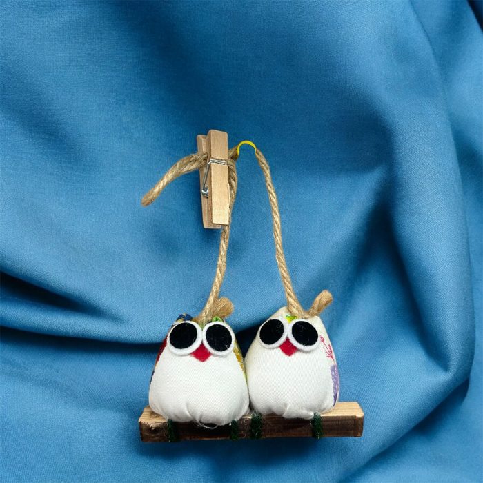 Couple chouettes petit modèle