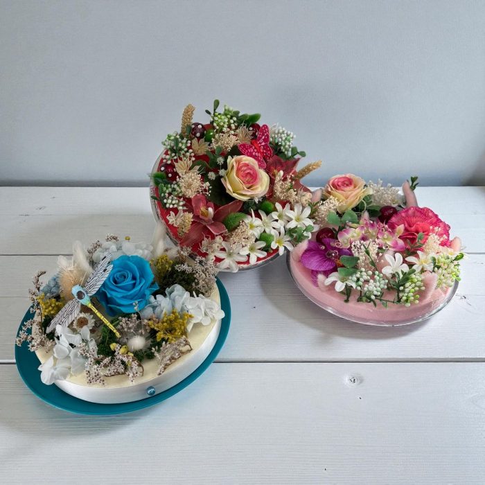 gâteau de fleurs séchées – Image 4